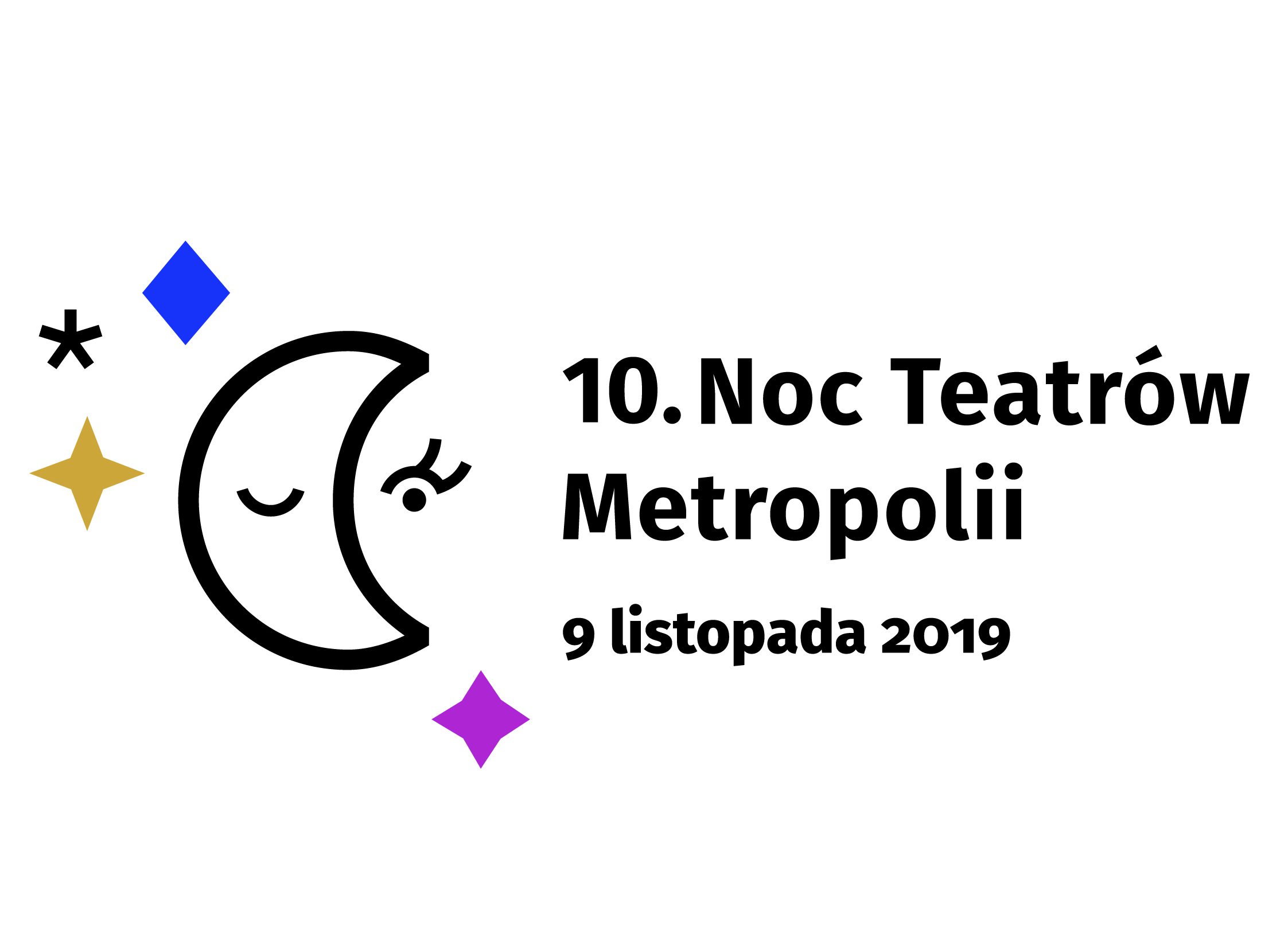 Logo: Noc Teatrów Metropolii
